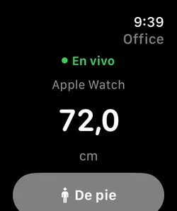 Controles de DeskOrbit en Apple Watch