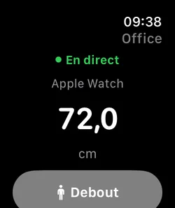 Commandes DeskOrbit sur Apple Watch
